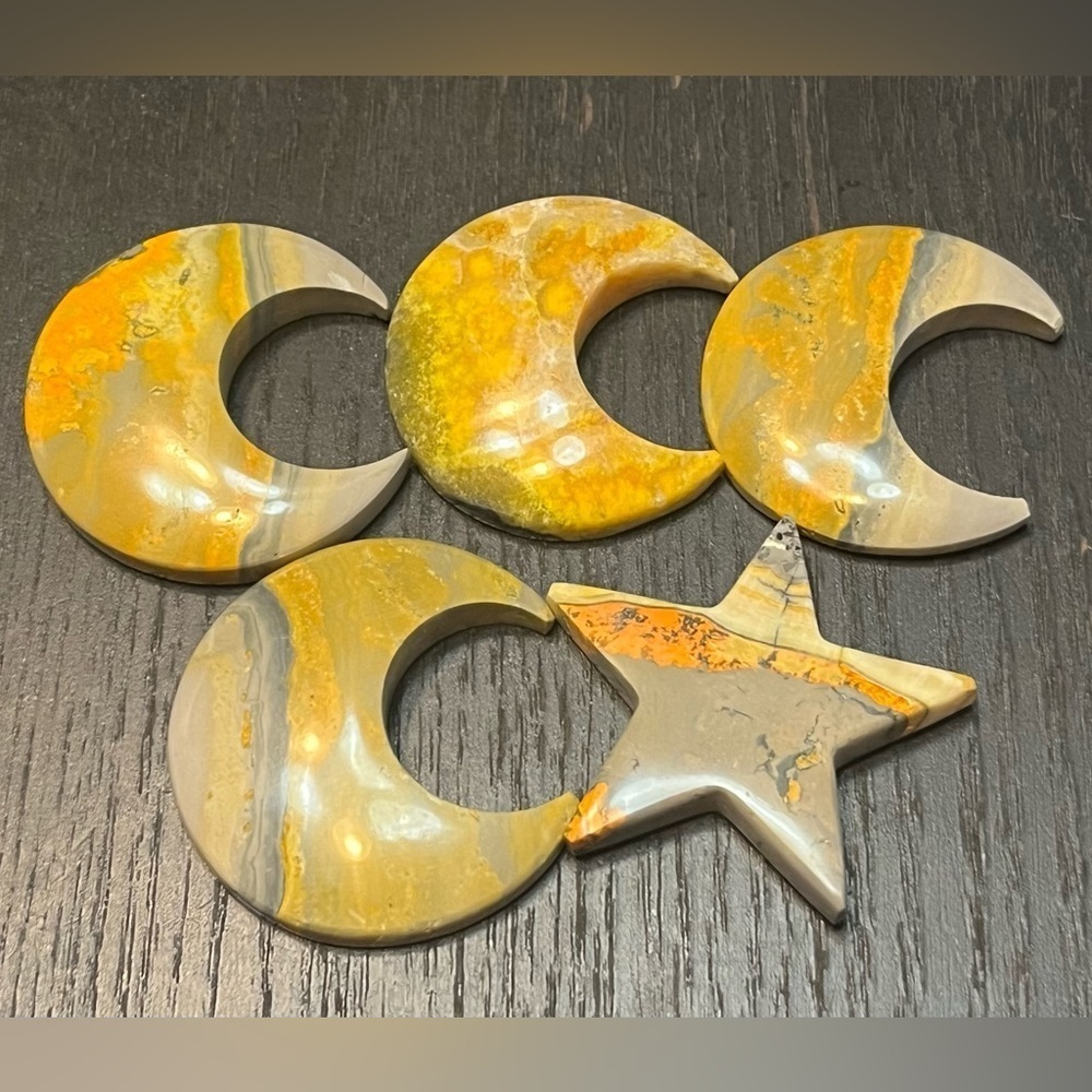 BubbleBee Jasper Stone Moon